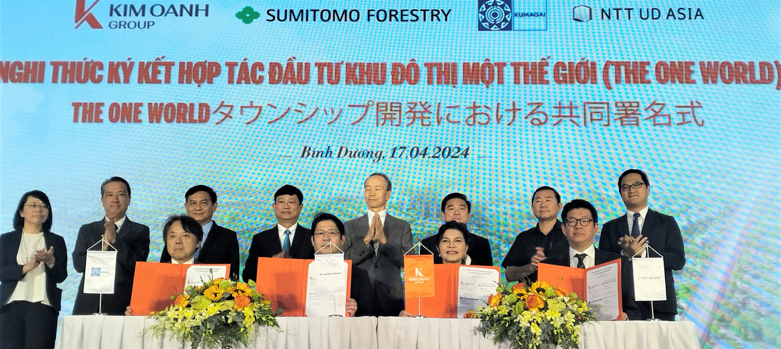 chủ đầu tư liên doanh Việt Nhật của Kim Oanh group ký hợp tác đầu tư dự án 1 tỷ đô la USD vào One Era Kinera bình dương