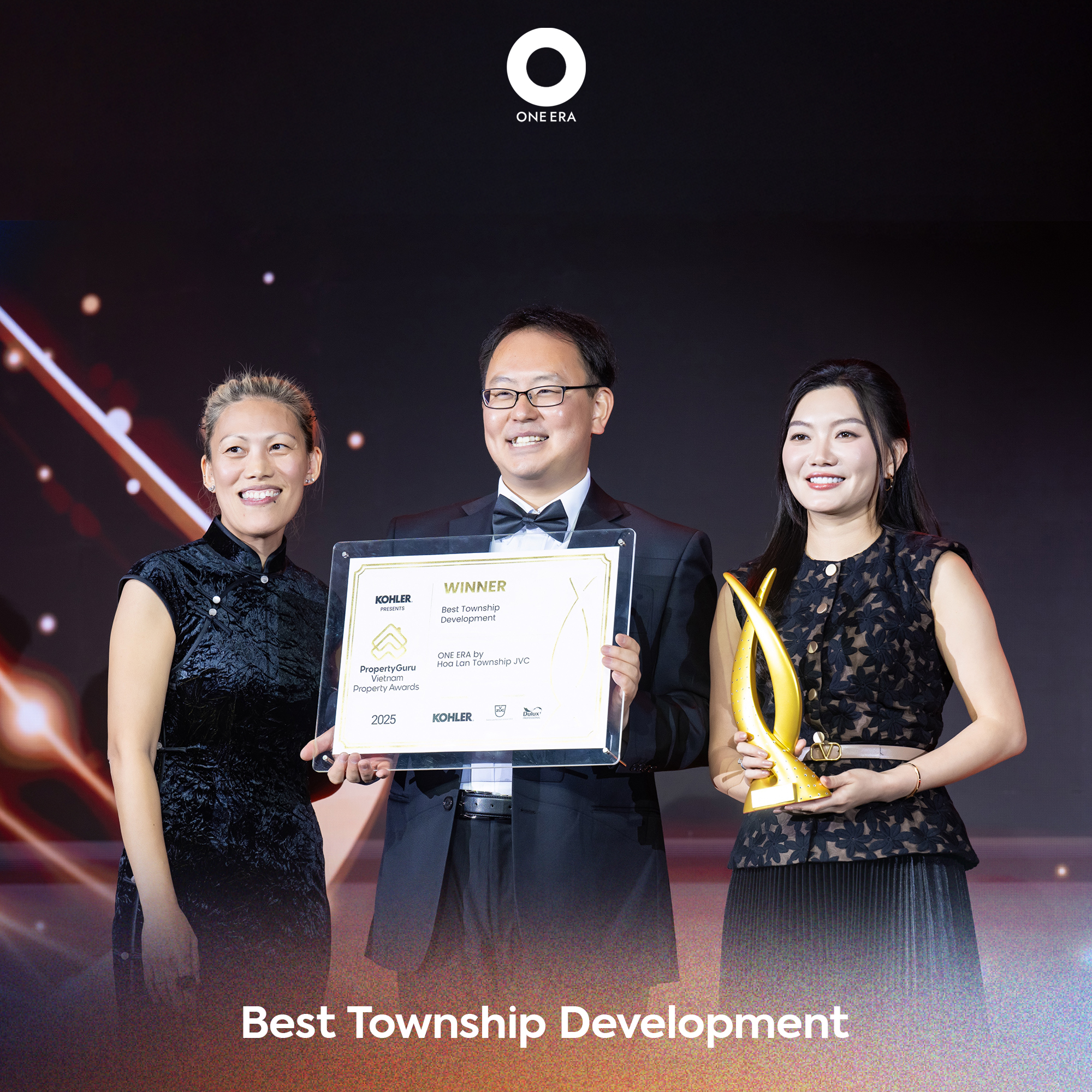 One Era của Hoa Lan Township JVC đã giành ba giải thưởng, trong đó có hạng mục Dự án khu đô thị xuất sắc.